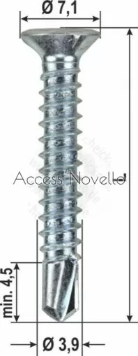 Самопробивен винт 3,9x25 - heicko e-ast GmbH от Аксес Новело