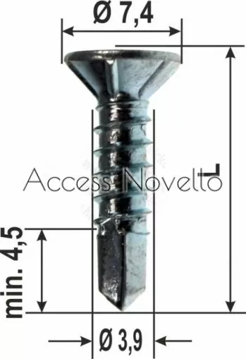 Самопробивен винт 3,9x16 - heicko e-ast GmbH от Аксес Новело